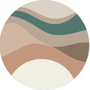 Abstract Modern Terracotta Beige Tie