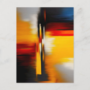 Abstract Modern Trendy Design Postcard