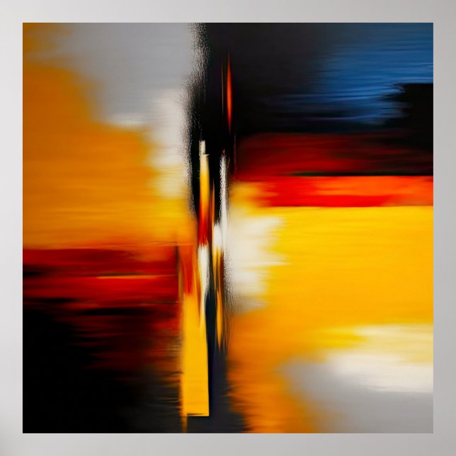 Abstract Modern Trendy Design Poster (Front)