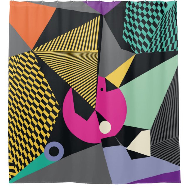 Abstract modern triangles background pattern illus (Front)