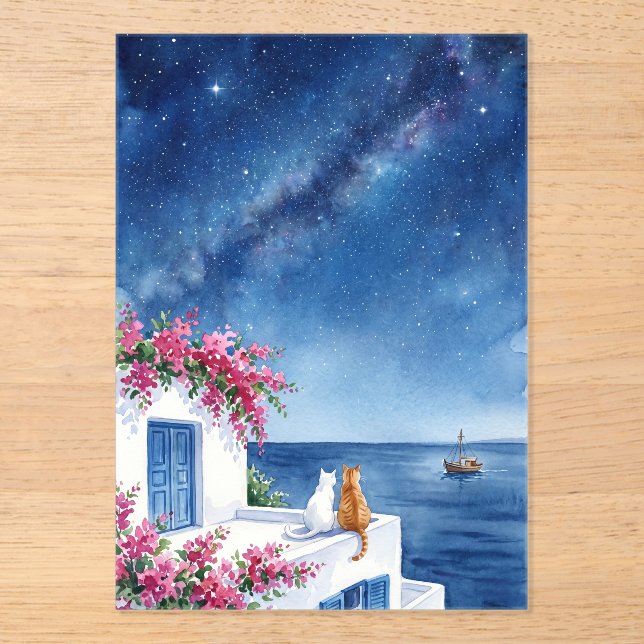 Abstract Modern Wedding  TOGETHER Marg Acrylic Invitations (Front)