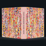 Abstract Modern Wildflower Floral Botanical Garden Binder<br><div class="desc">A vibrant abstract floral garden with playful wildflowers,  soft botanical shapes,  and expressive textures.</div>