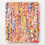 Abstract Modern Wildflower Floral Botanical Garden Mouse Pad<br><div class="desc">A vibrant abstract floral garden with playful wildflowers,  soft botanical shapes,  and expressive textures.</div>