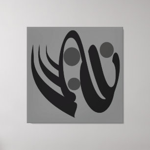 abstract modernist geometric art canvas print