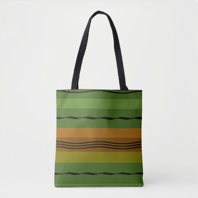 abstract modernist geometric pattern tote bag (Front)