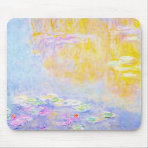 abstract, monet water lilies 7 mouse pad