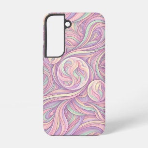 Abstract Moon Phase Pastel Samsung Cases