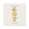 Abstract Moon Phases Geometric Art Gold/Ivory