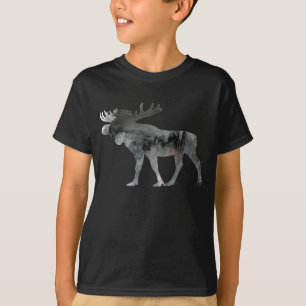Abstract Moose silhouette T-Shirt