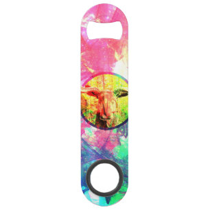 Abstract Moose Speed Bottle Opener