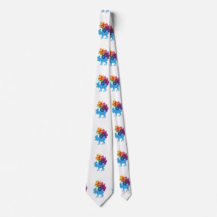 Abstract Moose Tie