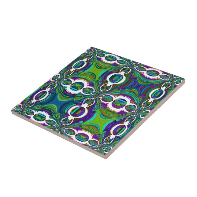 Abstract Moroccan  Design Tile (Side)