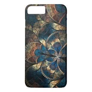 Abstract Mosaic Blues iPhone 7 Pluss Case-Mate iPhone Case