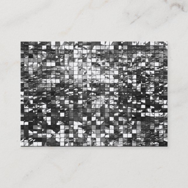Abstract Mosaic Business Card (Front)