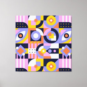Abstract Mosaic Canvas Print