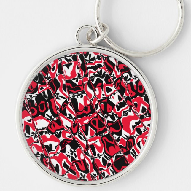 Abstract Mosaic Keychain (Front)