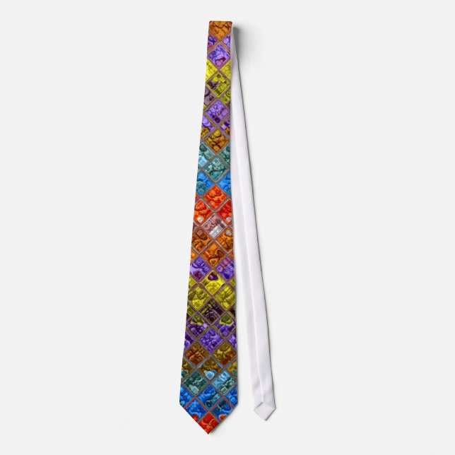 Abstract Mosaic Pattern #8 Tie (Front)