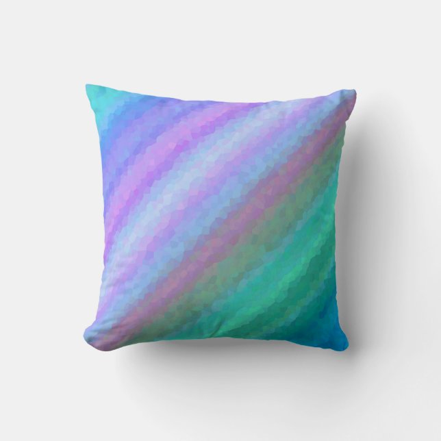 Abstract Mosaic Seamless Pattern Throw Pillow (Front)