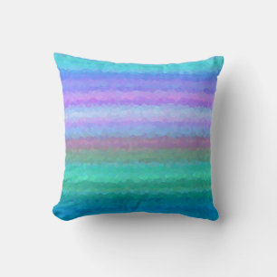 Abstract Mosaic Seamless Pattern Throw Pillow