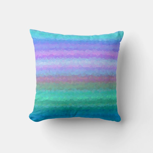 Abstract Mosaic Seamless Pattern Throw Pillow (Front)