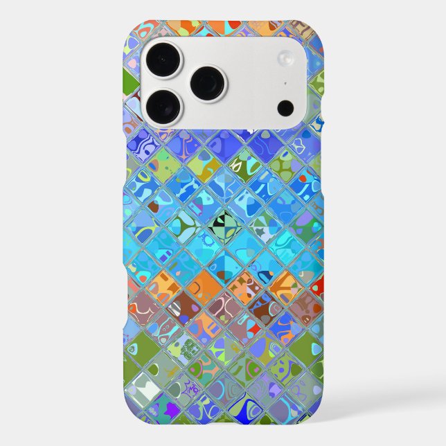 Abstract Mosaic Stained Glass Pattern (Back)