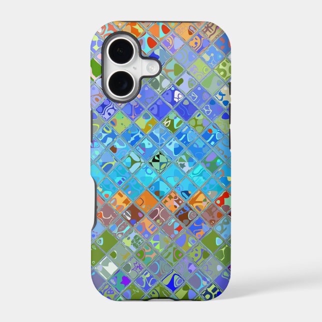 Abstract Mosaic Stained Glass Pattern #5 (Back)