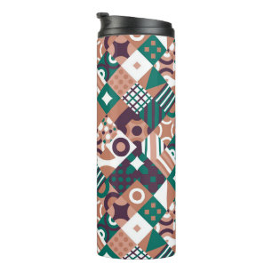 Abstract Mosaic Thermal Tumbler