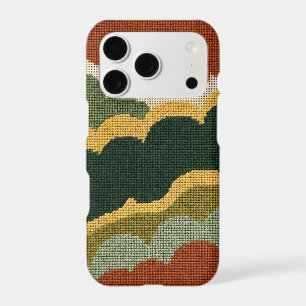 Abstract Moss Forest Rust Cloud iPhone Cases