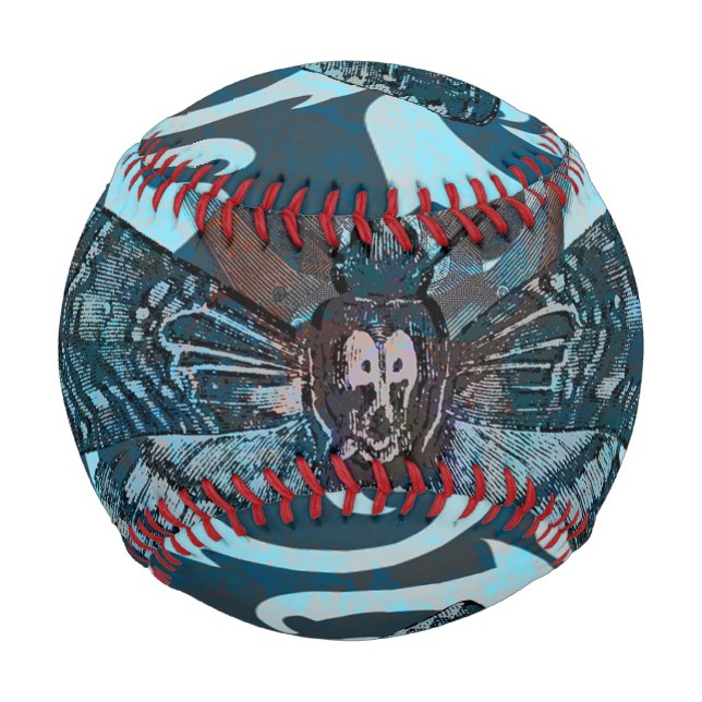 Abstract Moth Baseball (Back)