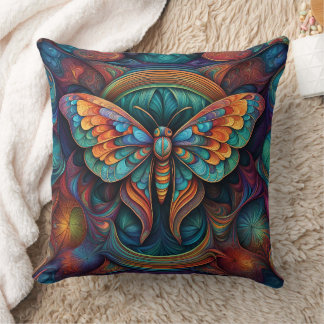 ABSTRACT MOTH CUSHION
