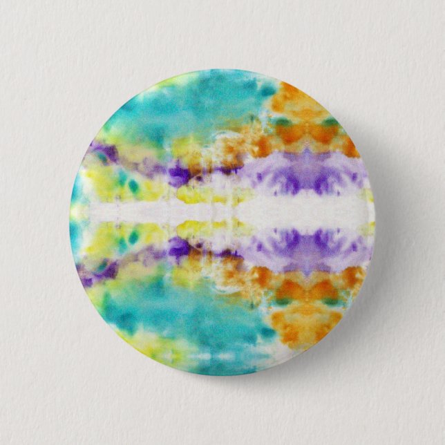 Abstract motif Paint on fabric design  2 Inch Round Button (Front)