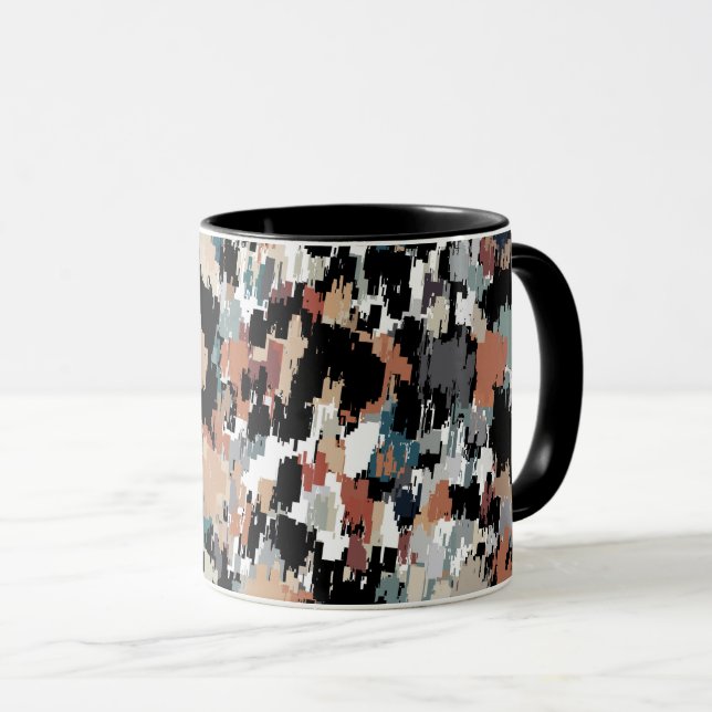 Abstract Mottled Camo Mug (Front Right)
