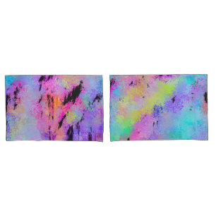 Abstract Mottled Multicolor Pillowcase