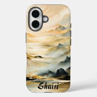 Abstract Mountain Landscape