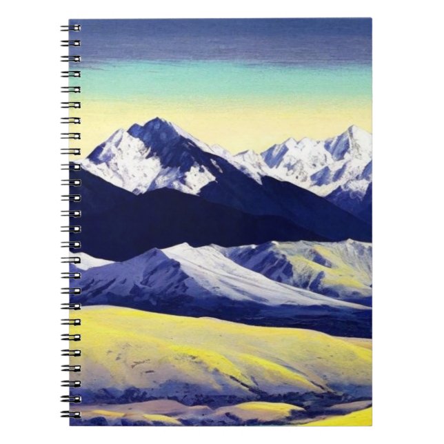 Abstract Mountain | Notebook Journal (Front)