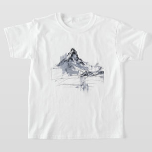 Abstract Mountain Peak T-Shirt