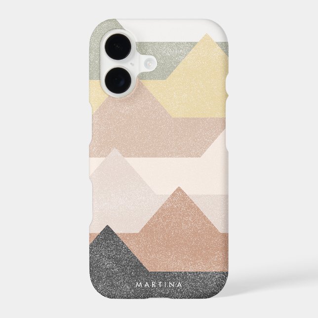 Abstract mountains design (Back)