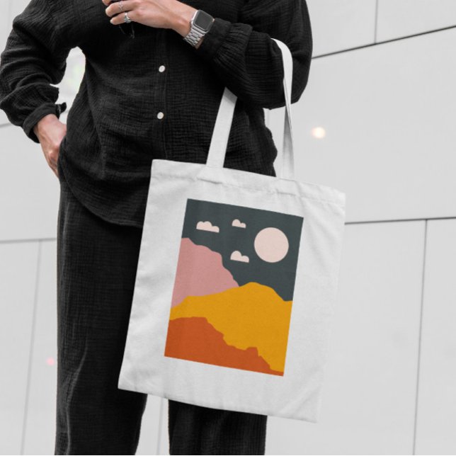 Abstract Mountains Tote Bag   (Creator Uploaded)
