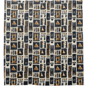 Abstract Mud Cloth Pattern