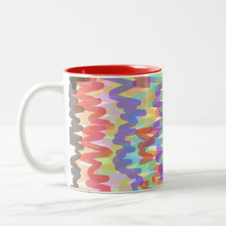 abstract-Mug Two-Tone Coffee Mug