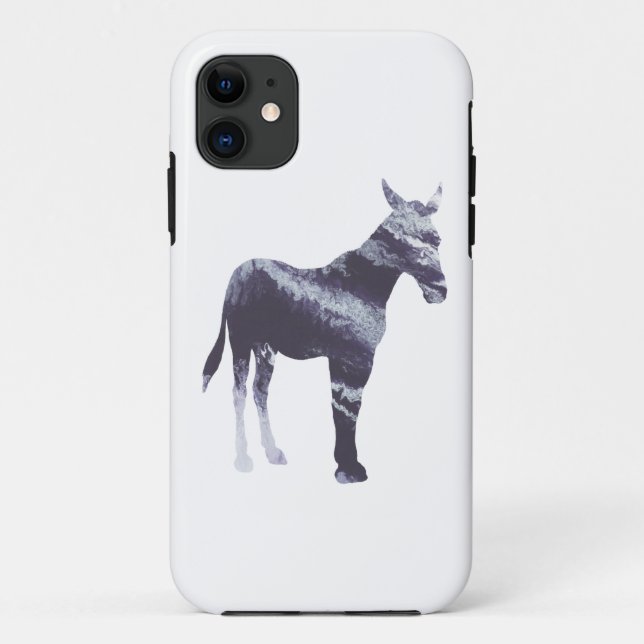 Abstract Mule silhouette Case-Mate iPhone Case (Back)