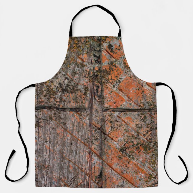 Abstract multicolor grunge background with abstrac apron (Front)