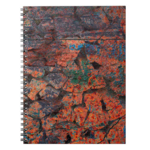 Abstract multicolor grunge background with abstrac notebook