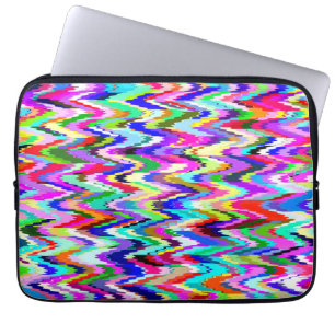 Abstract Multicolor Mosaic Pattern #3 Laptop Sleeve