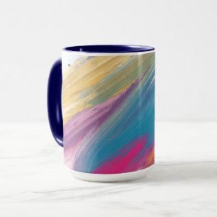 Abstract Multicolor Mug