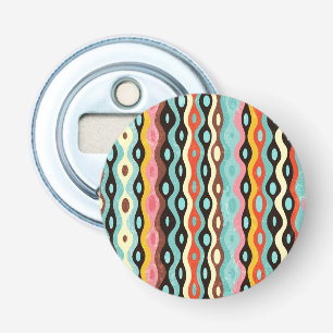 Abstract multicolor pattern bottle opener
