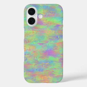 Abstract Multicolor Pattern iPhone 16 Case