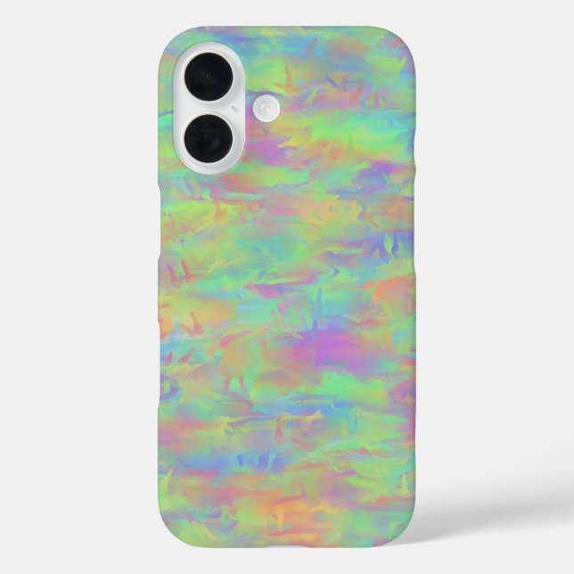 Abstract Multicolor Pattern Case-Mate iPhone Case (Back)