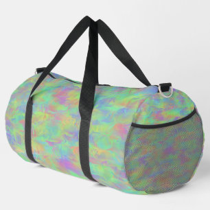 Abstract Multicolor Pattern Large Duffle Bag