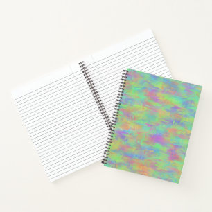 Abstract Multicolor Pattern Notebook